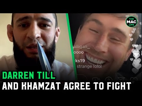 Darren Till and Khamzat Chimaev agree to fight on IG: "You know I beat you, right?"