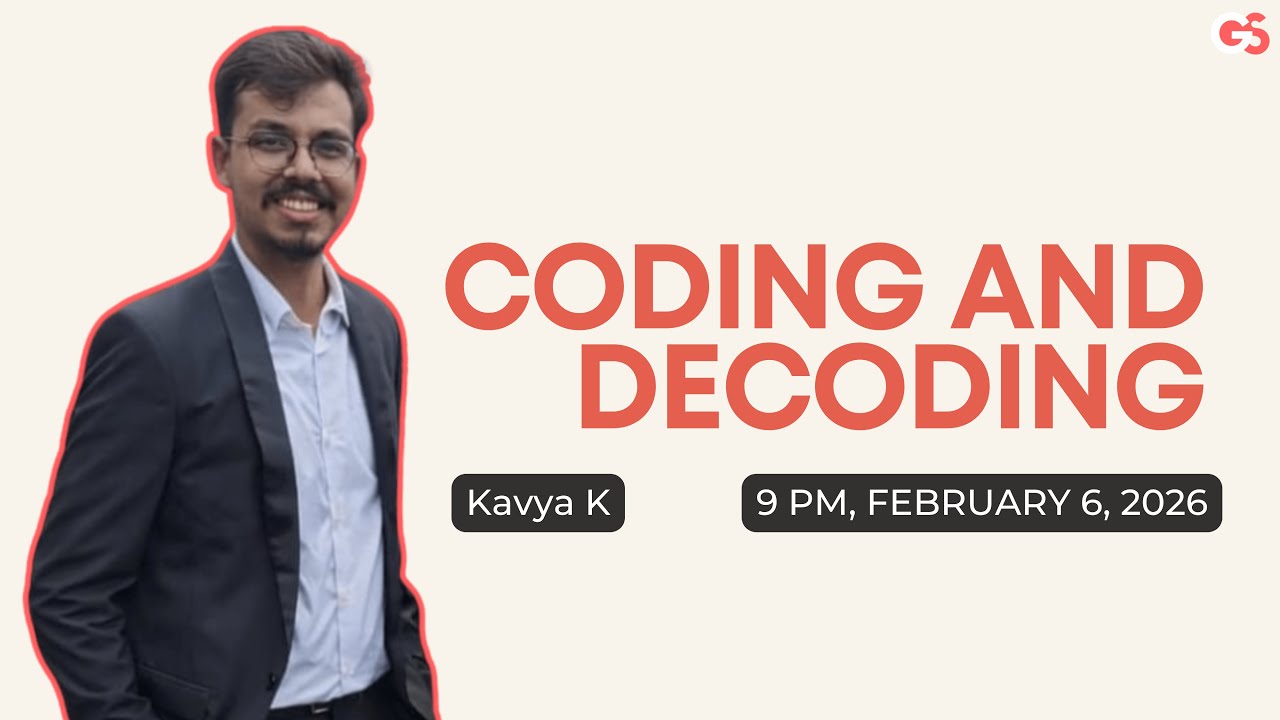 Decoding Coding and Decoding | MHCET | Banking | SSC | Railways | UPSC ...