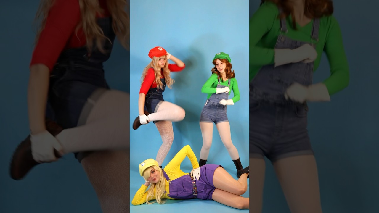 If Peach, Daisy, and Rosalina switched with the Mario bros 👑 w/ @halcybella @Dajackies