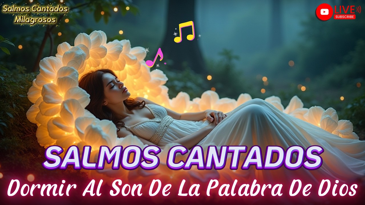 🔥Dormir al son de la Palabra de Dios | Salmos cantados para descansar ...