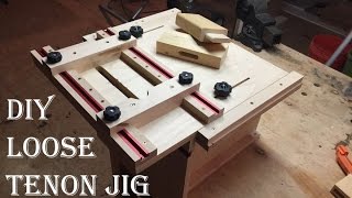 DIY loose tenon router jig Skip to 6:50 to see her in action. Right now I have been using a 1/2" double fluted straight router bit but I think an up-spiral bit would