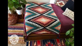 Runa C2C Blanket Part 1 Tutorial: Yarn requirements, choosing colors, colorwork technique, Rows 18