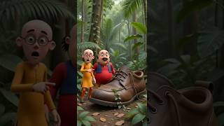 Motu Patlu Found a Giant Shoe 😱#Short #AI
