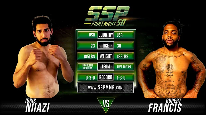 Rupert Francis vs Idris Niiazi - SSP 50