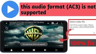 Mx Player EAC3 Audio Format Not Supported | 1.49.0 ARMv8 NEON Codec | eac3 audio format in mx player screenshot 5