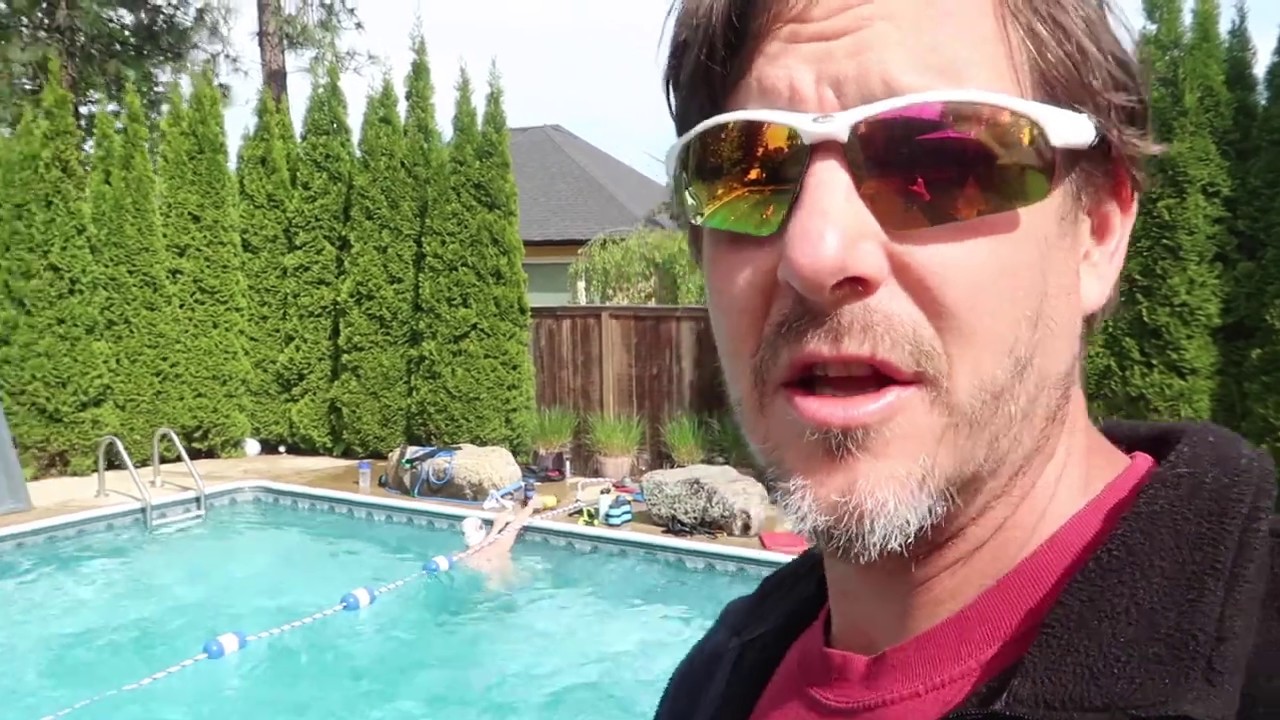 backyard pool workout (practice 2, kick focus) YouTube