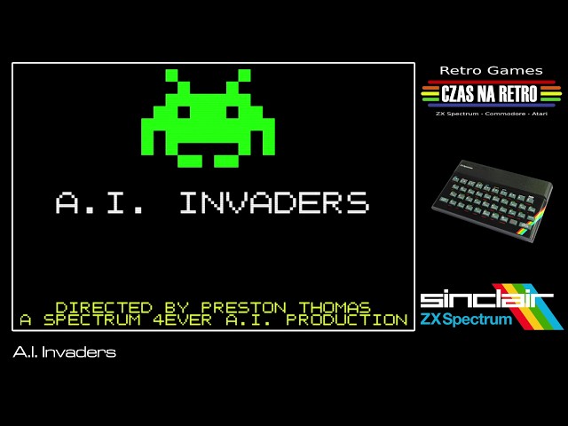 ゲーム A.I. Invaders (2026) - ZX Spectrum - YouTube