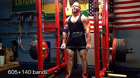 Deadlift party with Bands. How I set it up