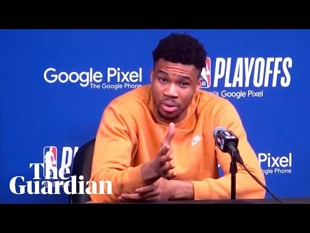 Watch: Giannis Antetokounmpo gets incredibly emotional as he describes the  surreal feeling of being inducted into the NBA 75 Anniversary Team