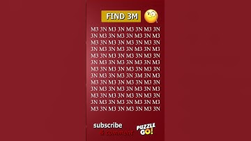 Tell me where 3M | Math Puzzle #shorts #different #puzzles #opticalillusion