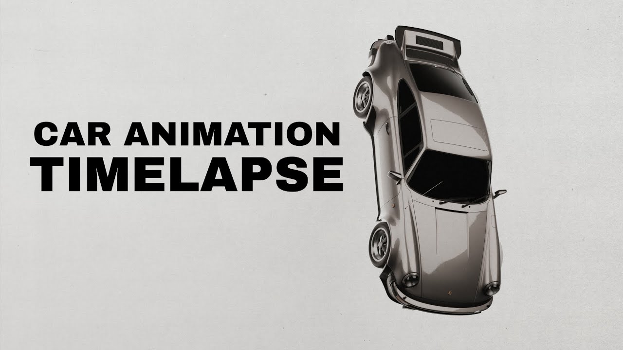 Too Far Gone | Car Animation Timelapse in Blender - YouTube