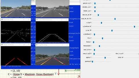 Find Lane Tuning Tool for Project 1 of Self-Driving Cars nanodegree from Udacity