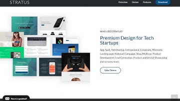 App, SaaS and Software Startup Tech Theme - Stratus