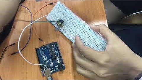 Arduino ปรับความสว่าง LED ด้วย R ปรับค่าได้  By กชกร