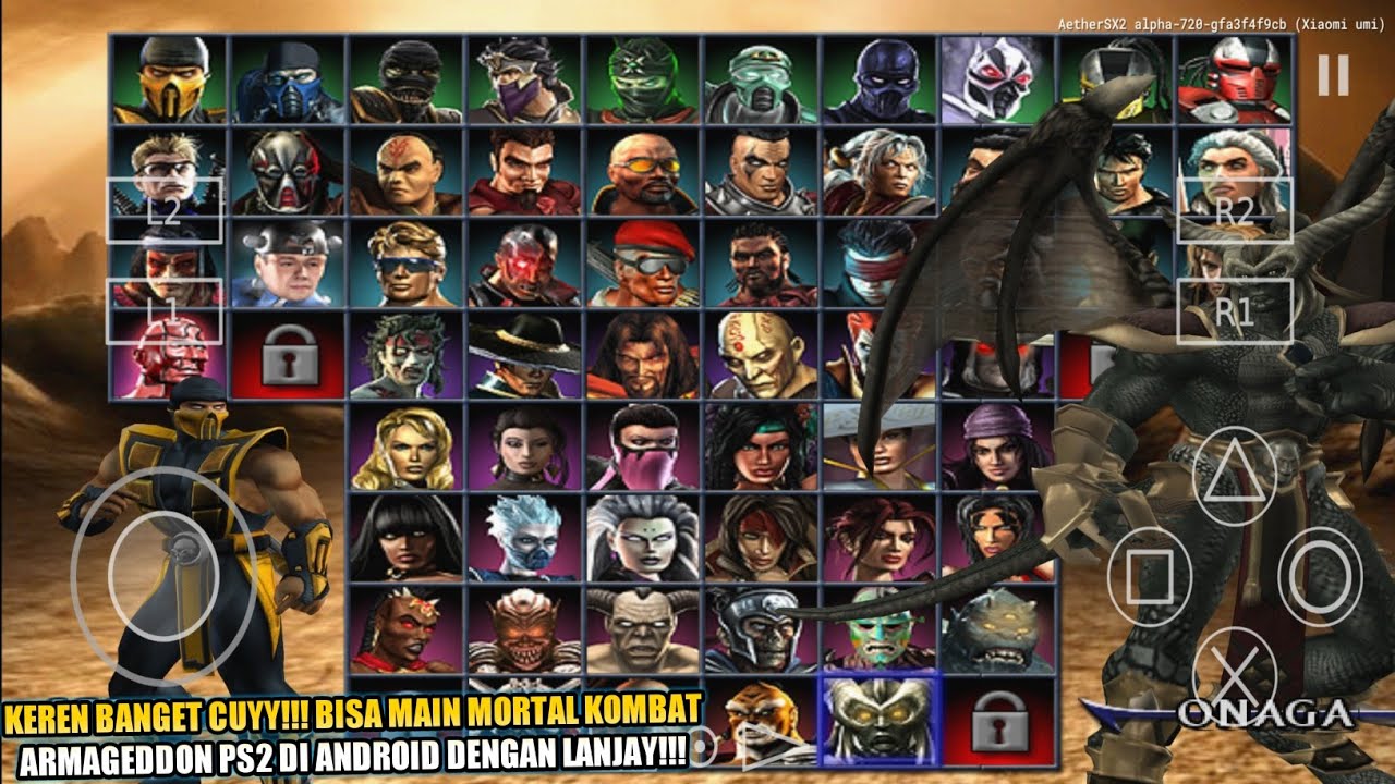 AetherSX2 Mortal Kombat: Armageddon Gameplay - YouTube