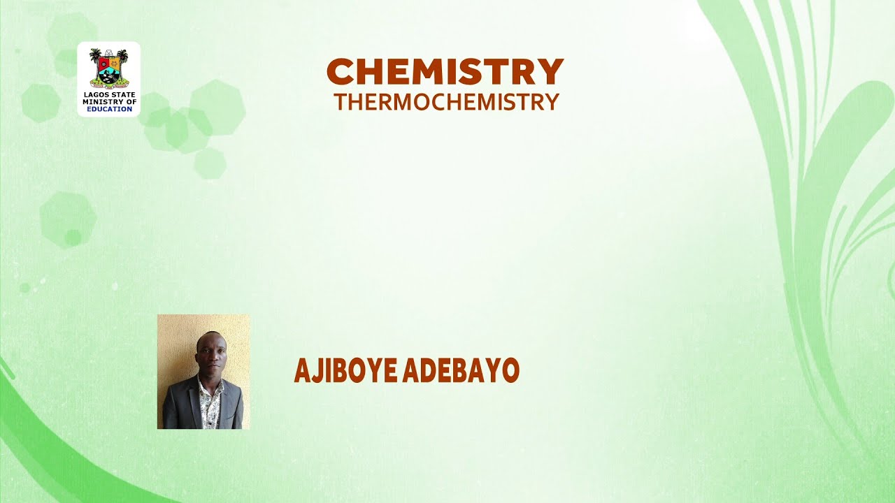 CHEMISTRY THERMOCHEMISTRY