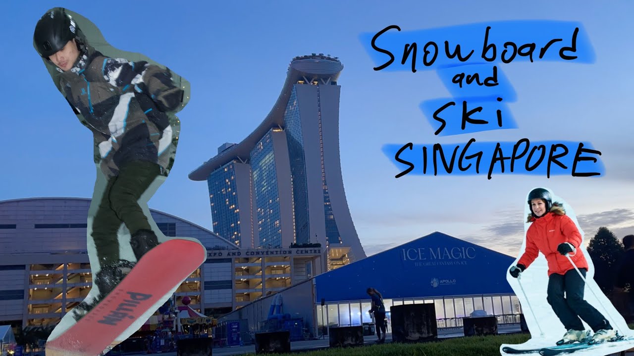 Ride & Ski in Singapore at Ice Magic SnowboardWithAndrew Snowboard Singapore 2023 YouTube