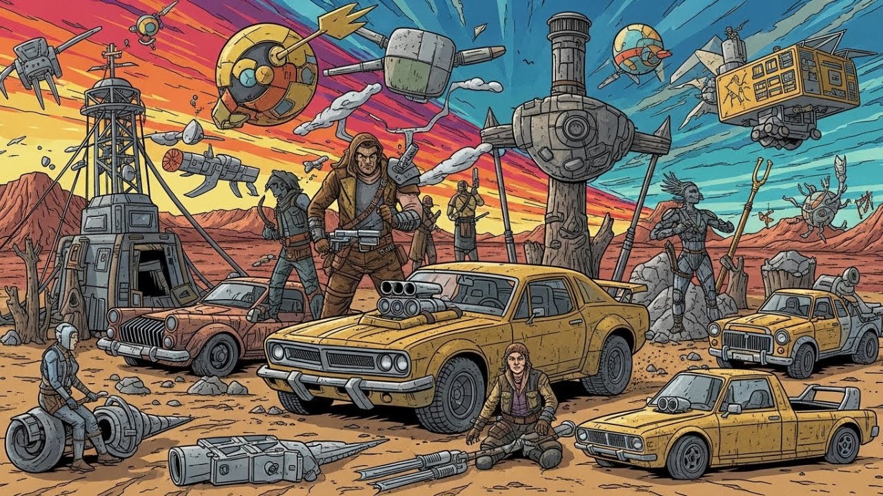 DRIVING THROUGH MARS SURFACE |MAD MAX🔥| HINDI GAMEPLAY