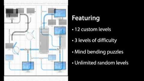 Netwalk 1.0 - a mind bending puzzle game - iPhone