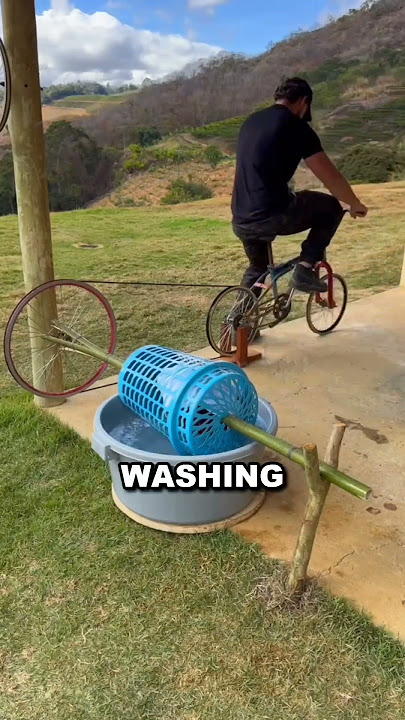 This Guy Turned Trash Into Washing Machine