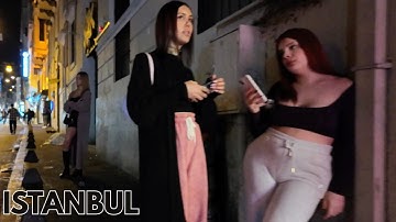 🇹🇷 Istanbul Nightlife District 4K - Turkish Girls After 2 AM