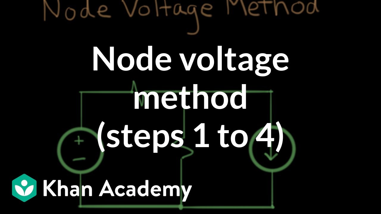 Step method. Node Voltage method steps.