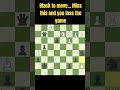 One move... Then it's Over ♟️ | #chess #chessshorts #shorts |