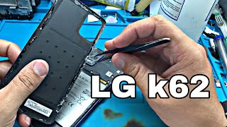 LG k62 troca de tela, jeito rápido e fácil, tela sem aro