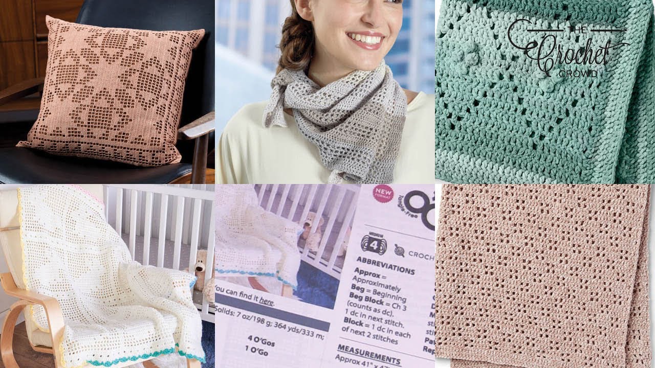 Introduction to Filet Crochet | EASY | The Crochet Crowd