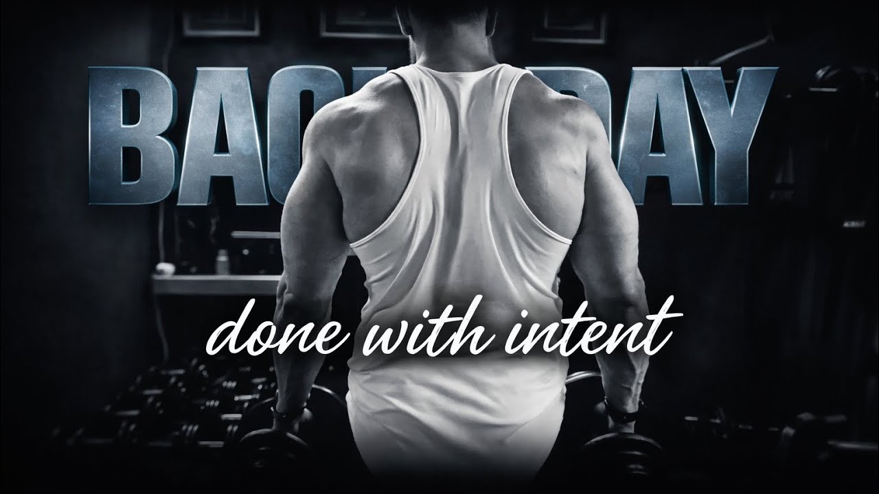 Back day. Done with Intent. 