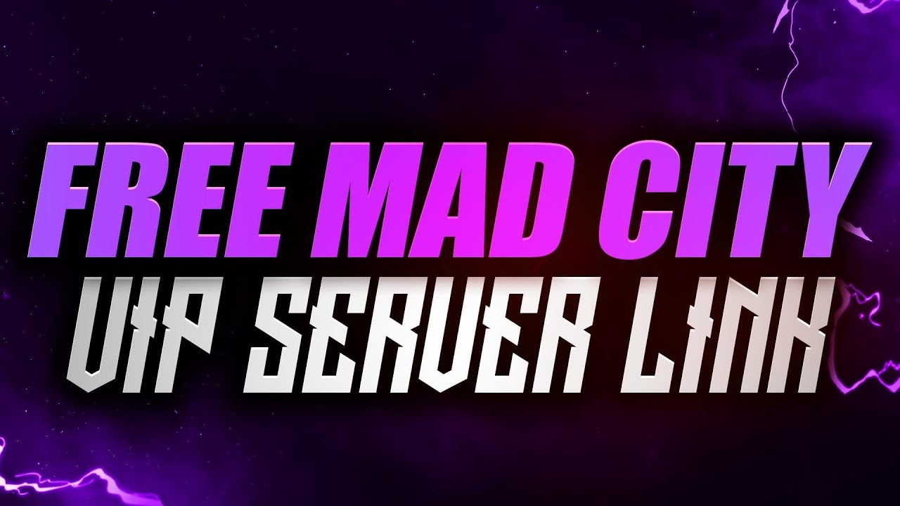 free vip server for mad city roblox link in description youtube