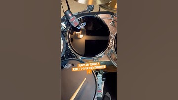 How’s my drum tuning? Rate it 1-10 in the comments for me. Thanks! #drums #drumtuning #drumming