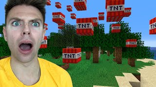 Minecraft, men det regner med TNT