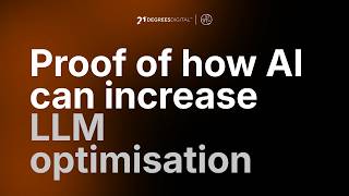 Proof of how AI can increase LLM Optimisation.