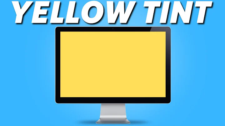How to Fix Monitor Yellow Tint Screen (Easy 2022)