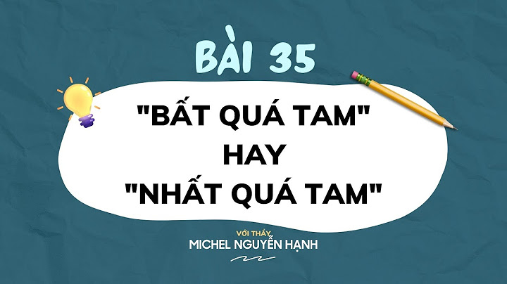 Bất quá tam có nghĩa là gì