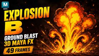 Explosion B - Shapemeshing Ground-based Realtime Pyro FX