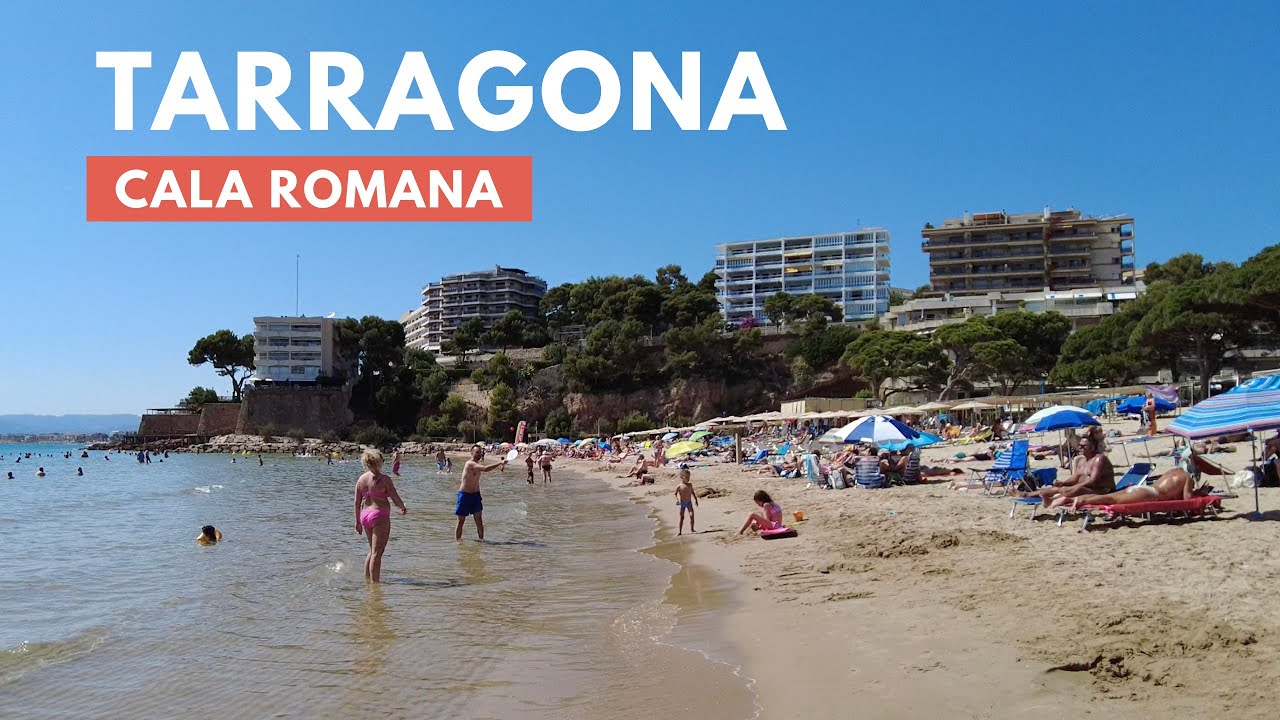 Tarragona Beach Walk 2023 Cala Romana / SPAIN YouTube
