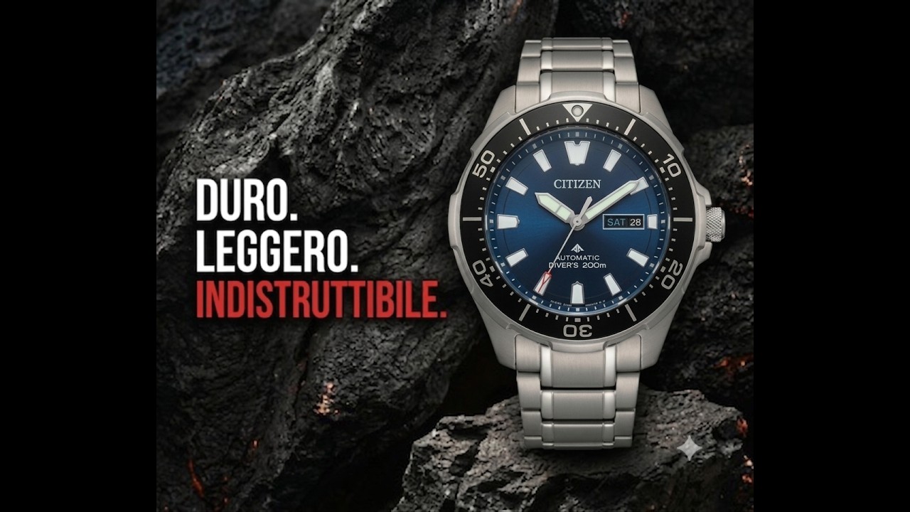 Orologio Diver Citizen Promaster Automatico in Super Titanio: Recensione,  opinioni - Il SegnaTempo - YouTube