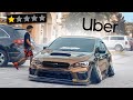 Uber Prank in an Extreme Cambered Car 🚗