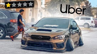 UBER PRANK IN AN EXTREMELY CAMBERED STANCE CAR