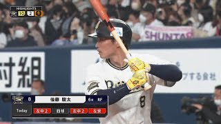 2022年3月12日 オリックス対巨人 試合ハイライト