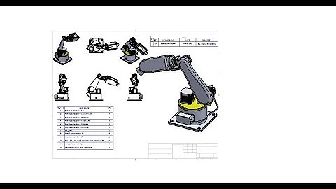 Solidworks Modeled Robotic Arm Assembly Animation
