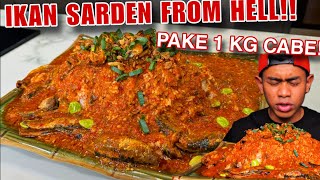 MUKBANG 1KG CABE IKAN SARDEN ASAHI PAKE NASI SEGUNUNG!!