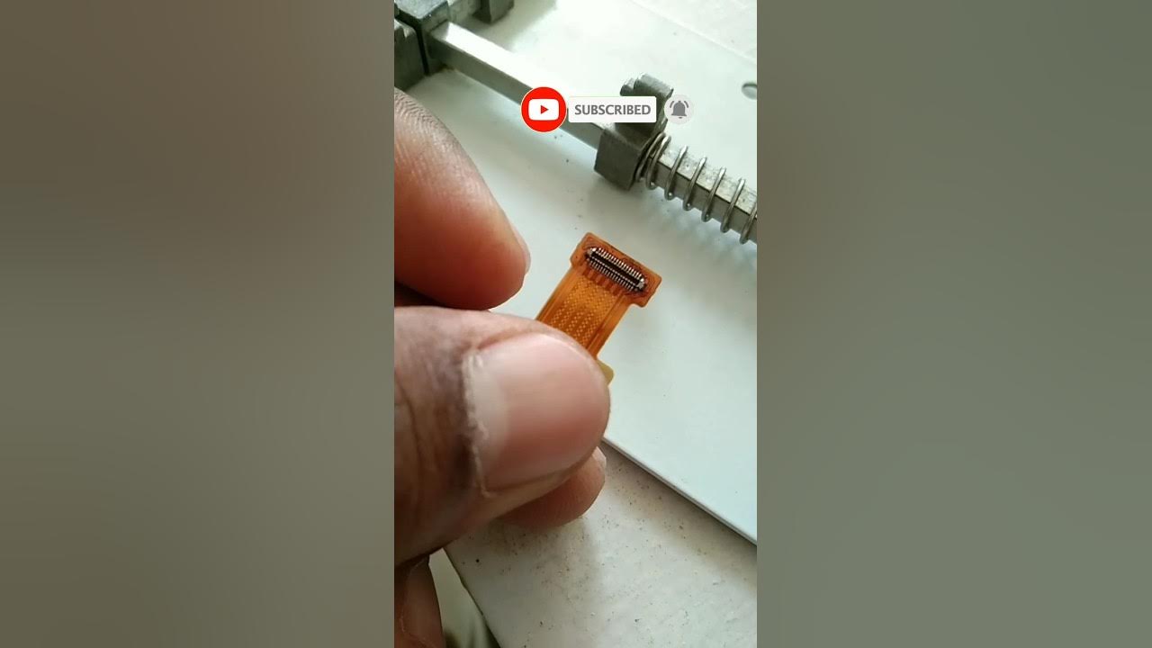 Repair a Broken Flex Cable Repair LCD Panel Broken Strip how to
