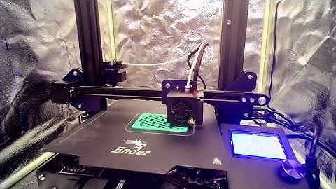 Raspberry Pi 4 case (bottom - green) 3D print time lapse - Ender 3 Pro