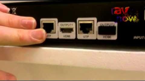 ISE 2012: WyreStorm Explains 4x4 HDBaseT Light Matrix Switch