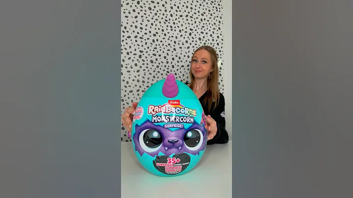 [ASMR] UNBOXING THE *WORLDS BIGGEST* MYSTERY MONSTERCORN EGG!!😰🦇👻 (35+ SURPRISES!!🫢) #Shorts