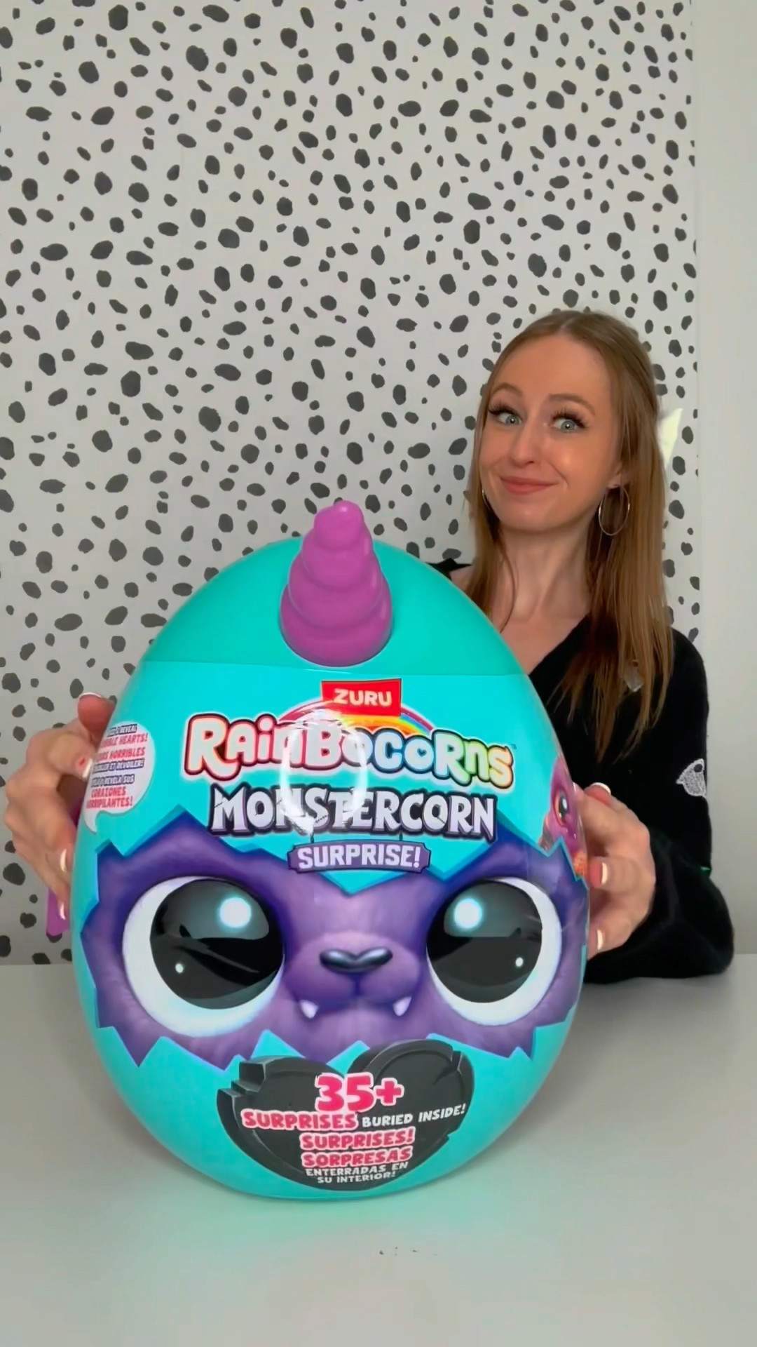 [ASMR] UNBOXING THE *WORLDS BIGGEST* MYSTERY MONSTERCORN EGG!!??? (35+ SURPRISES!!?) #Shorts