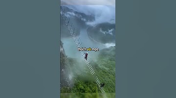 Chiếc thang dây mạo hiểm trên đỉnh núi: thử thách và chiến thắng chính mình